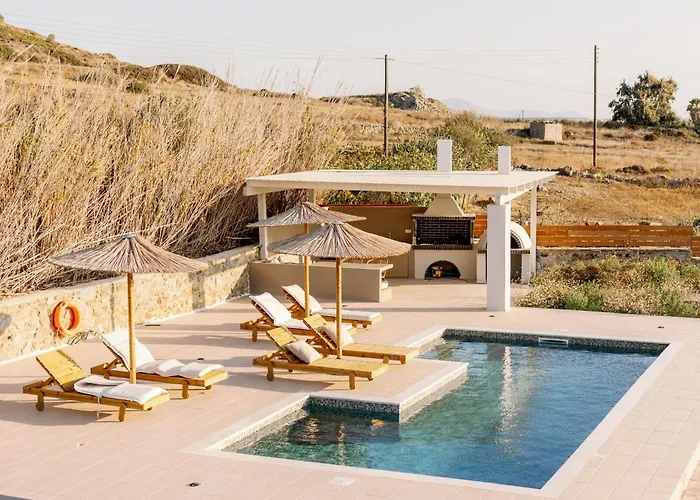 Finest -seaside With Private Swimming Pool At Orkos Вилла Микри-Вигла